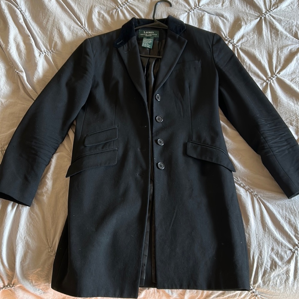 Ralph lauren petite blazer coat